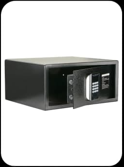Ovlox India digital safe locker with a keypad.